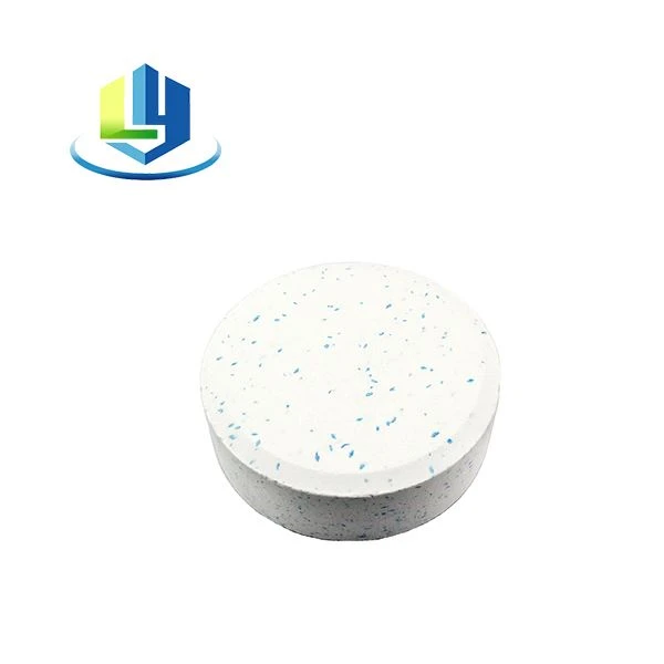 What are the tips for using chlorine tablets for swimming pool disinfection?