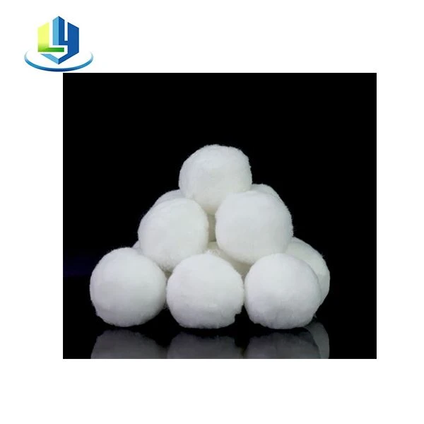 The raw material of the fiber ball is made of fiber