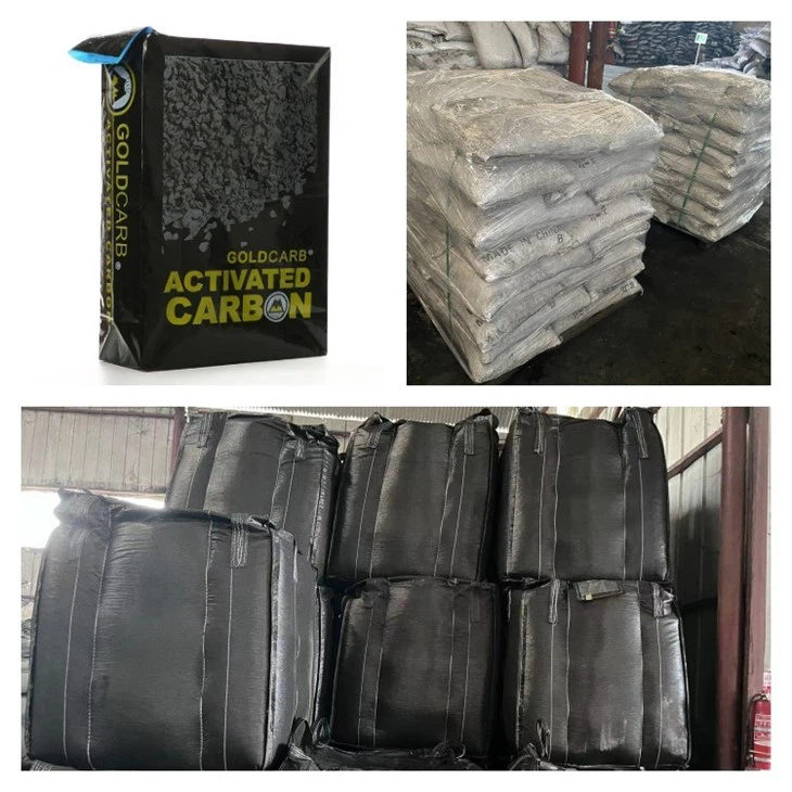 8x30 Mesh Granular Coconut Shell Activated Carbon Used In The Gold Recovery