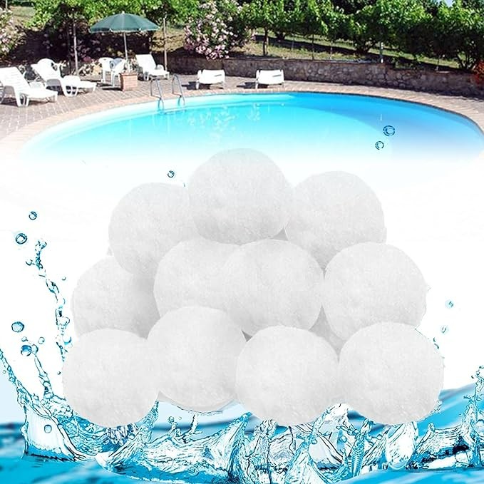 Pool Filter Balls Eco-Friendly Fiber Filter Media For Swimming Pool Sand Filters