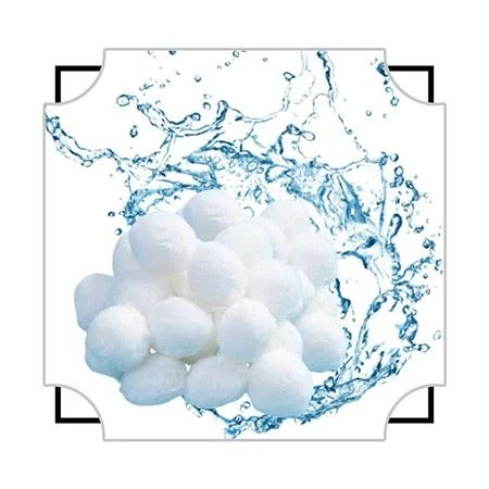 Polyester Fiber Filter Ball Industrial Decontamination And Oil Removal Filter Material