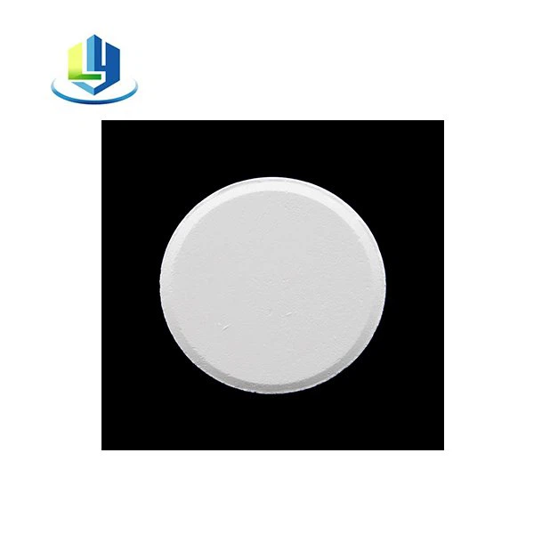 Why are chlorine tablets the most commonly used swimming pool disinfectant?