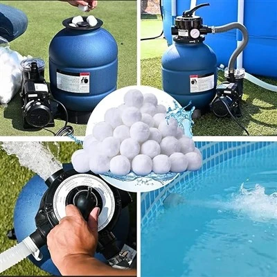 700g Reusable Eco-Friendly Filter Balls For Sand Filter Pump