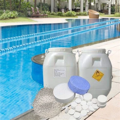 Swimming Pool Disinfectant Chlorine Trichloroisocyanuric Acid Cleaning Chemicals Powder Granular Tablets TCCA 90%