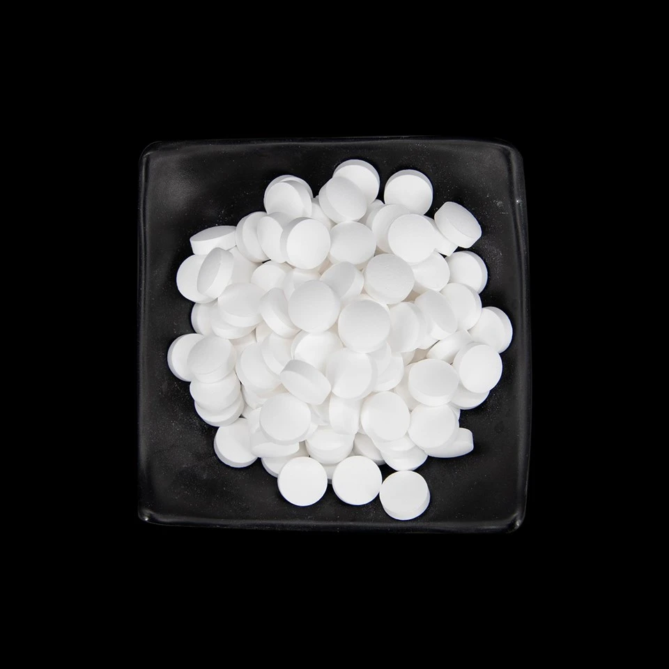 TCCA Trichlorochloride Tablets 3 Inches Trichloroisocyanuric Acid 90 Powder Trichloro Granules For Cleaning Swimming Pools
